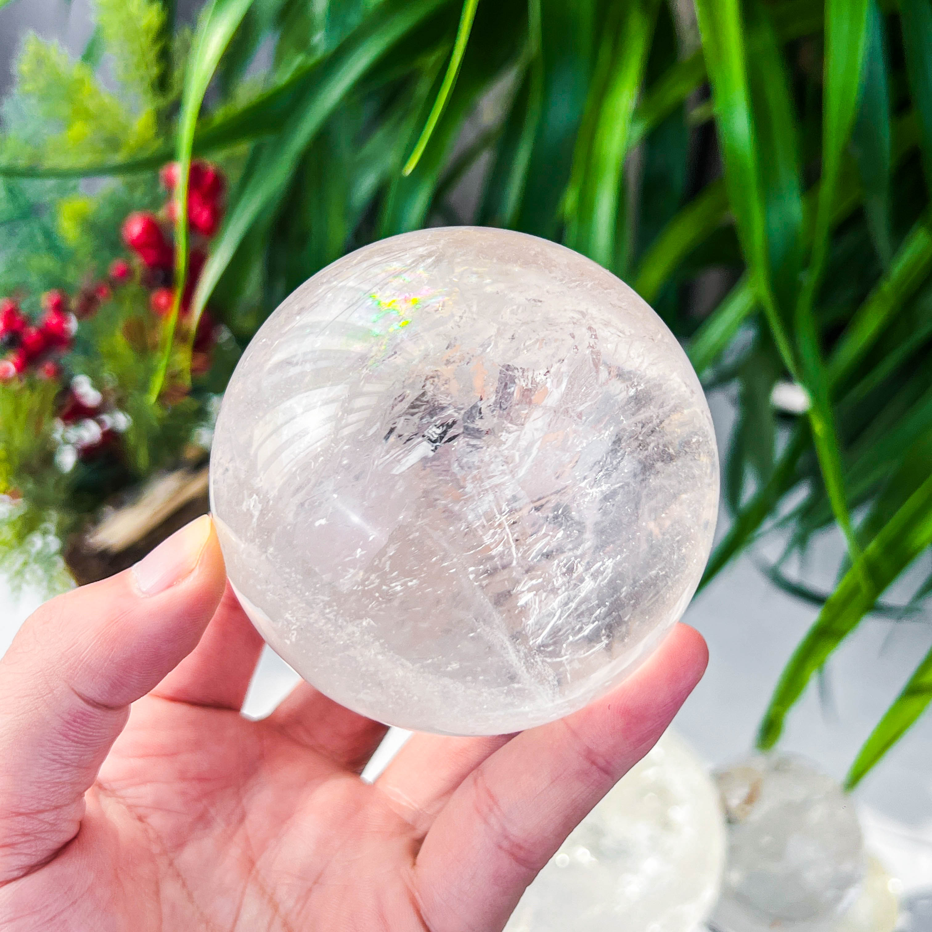 clear quartz sphere
