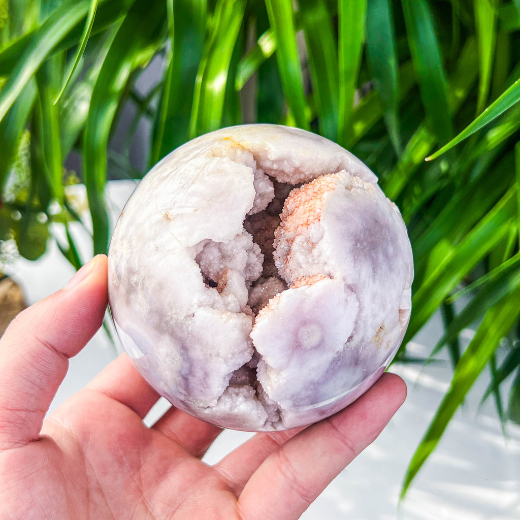 pink amethyst sphere