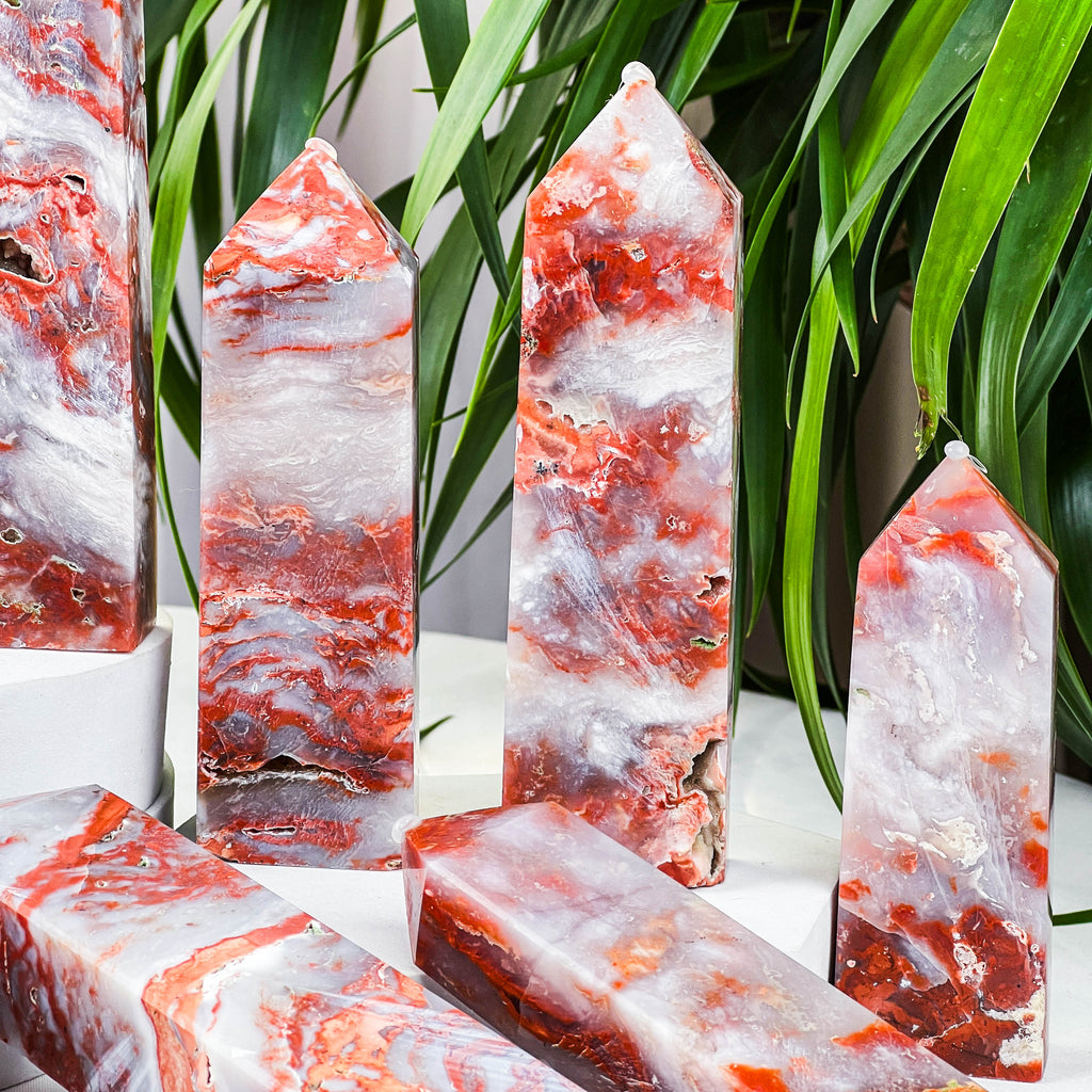 pink agate tower