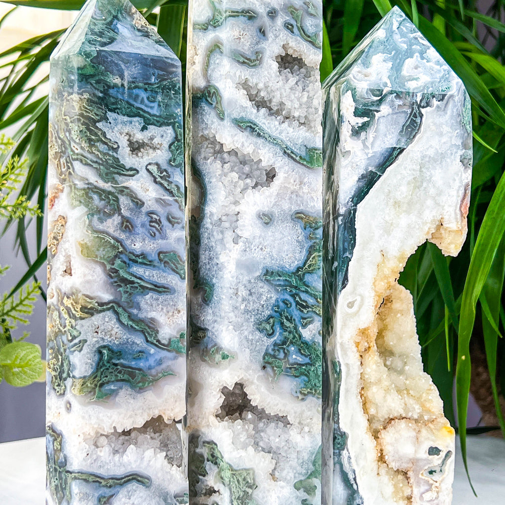 moss agate tower