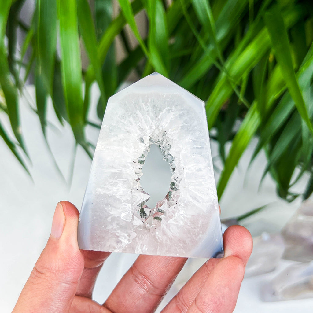 druzy agate tower