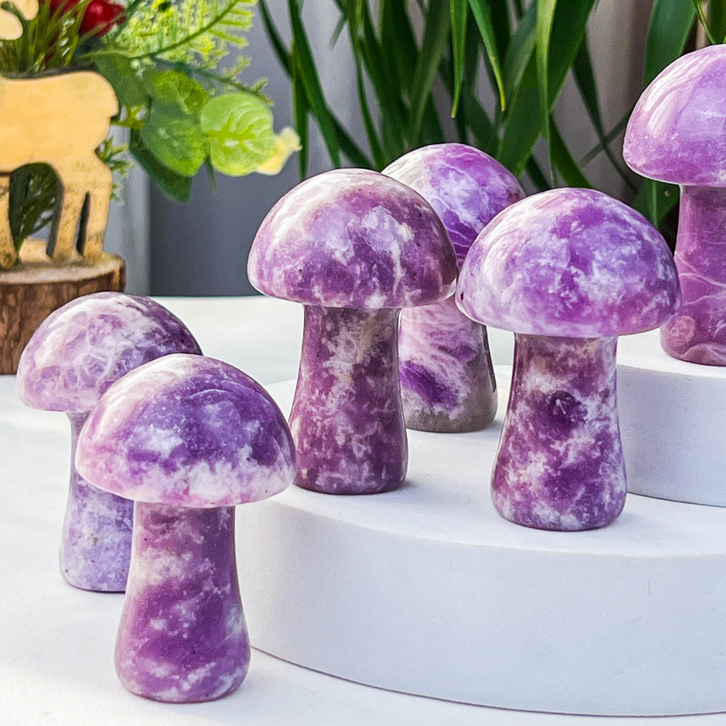 lepidolite mushroom