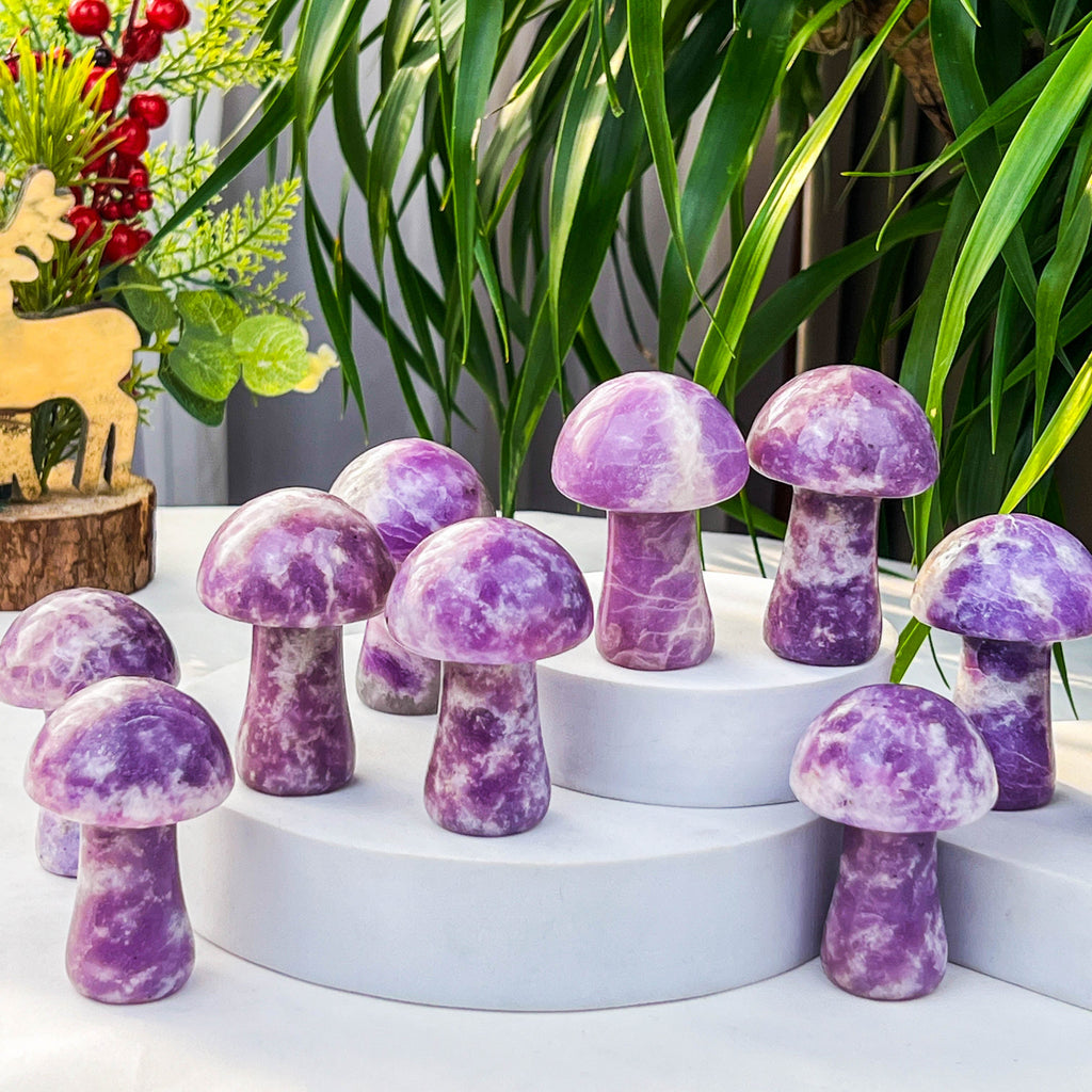 lepidolite mushroom