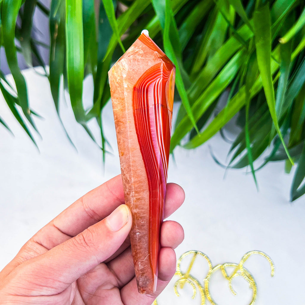 red carnelian wand