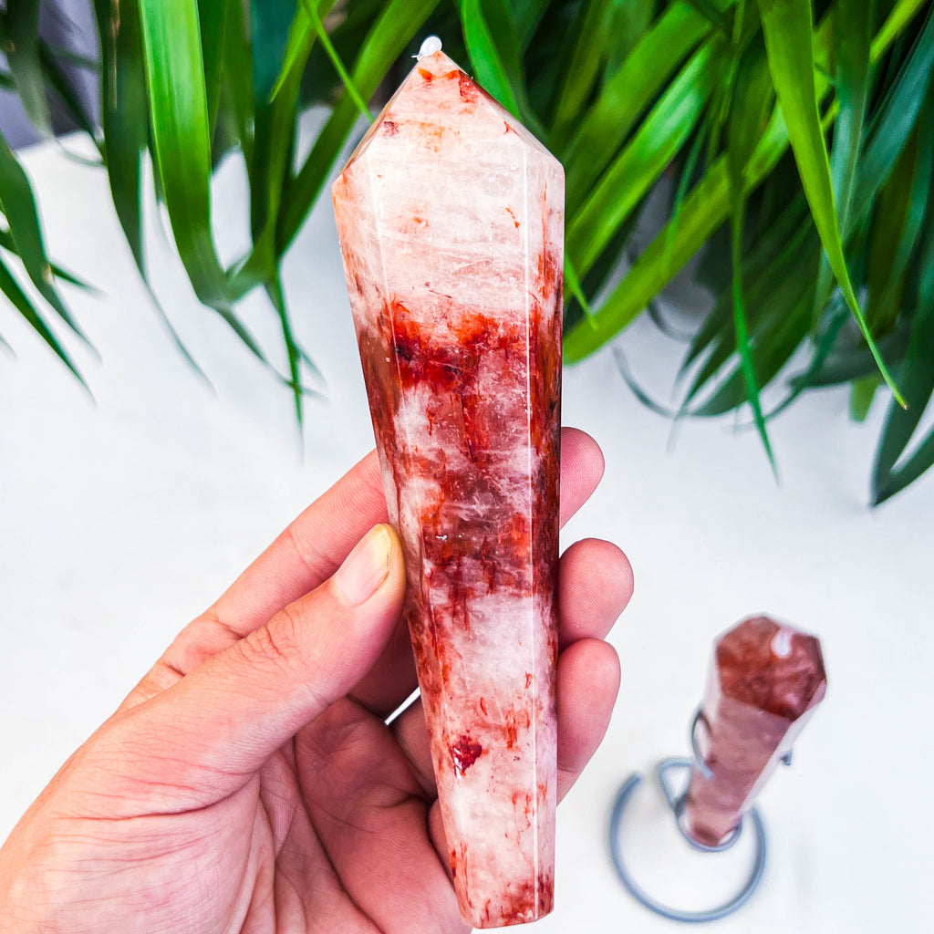 fire quartz wand