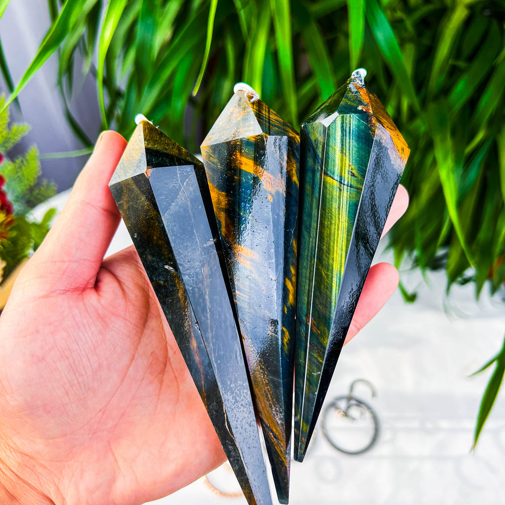 blue tiger eye wand