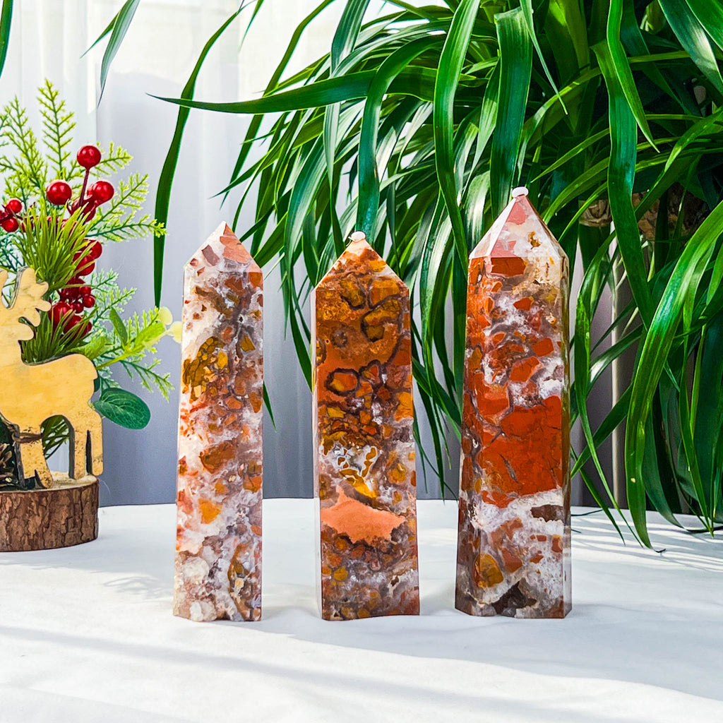 pink agate tower