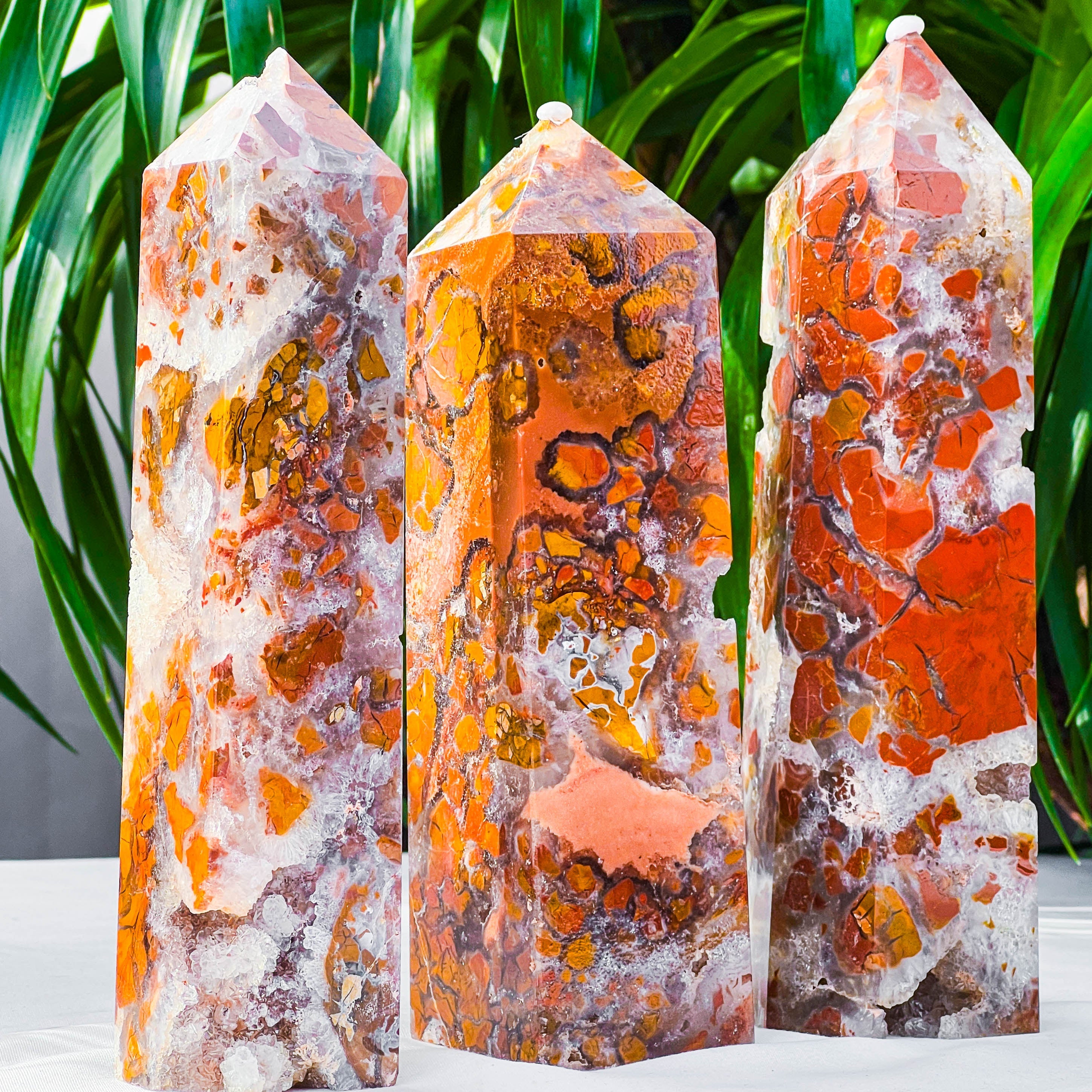 pink agate tower