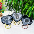 black agate heart