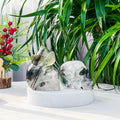 garden quartz skull