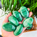 green aventurine palm