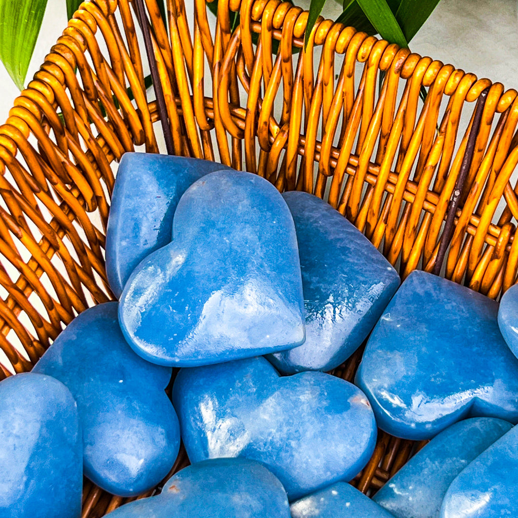 Angelite heart