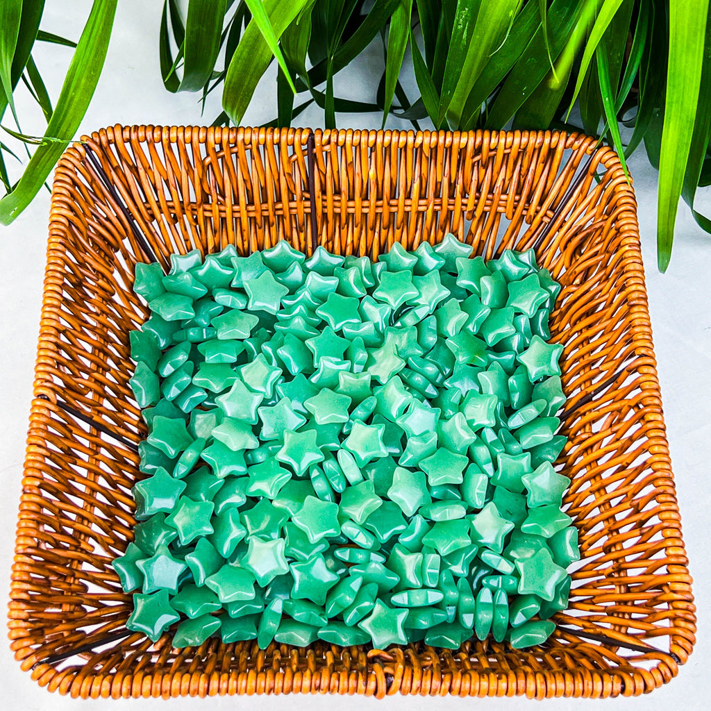green aventurine stars