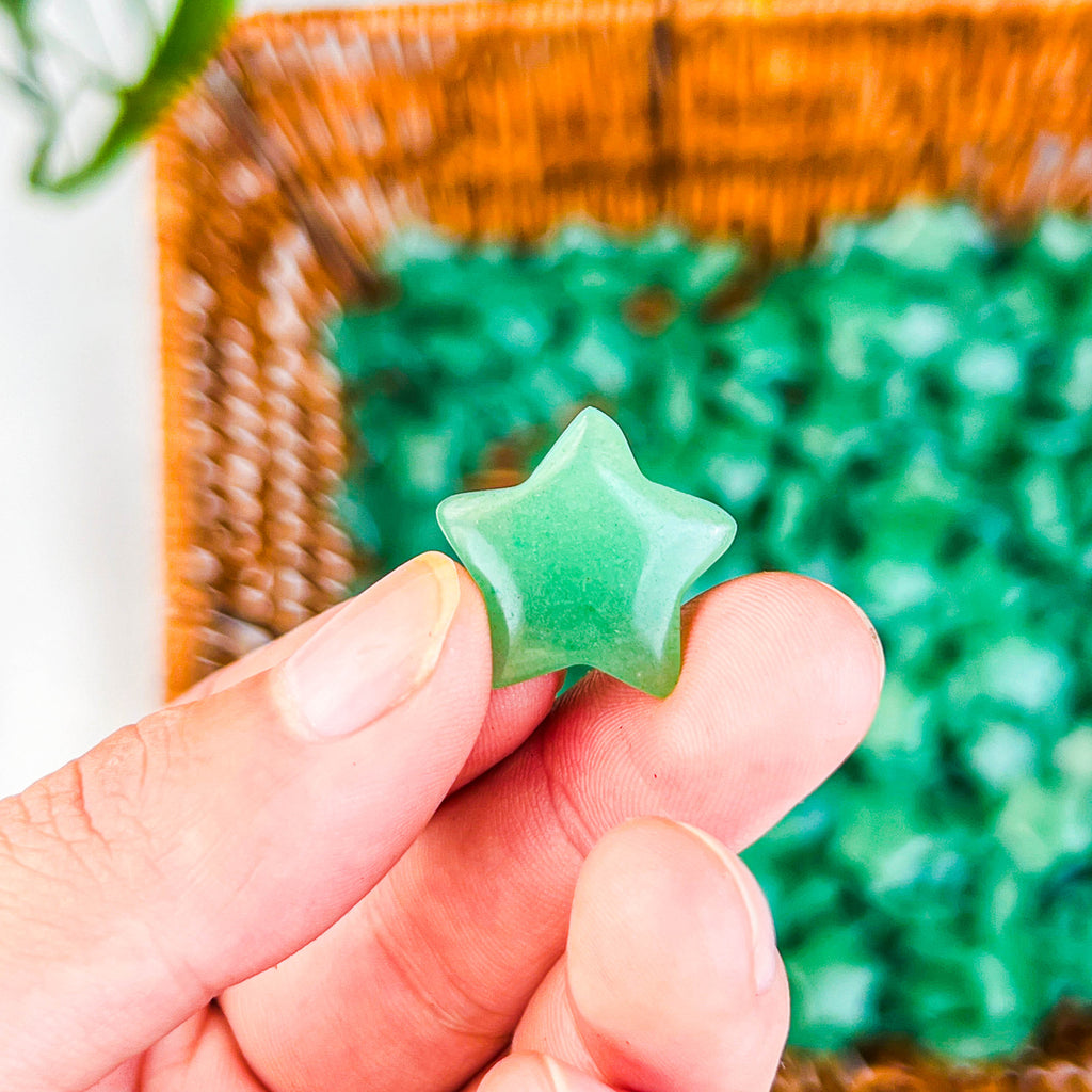 green aventurine stars