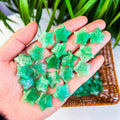 green fluorite stars