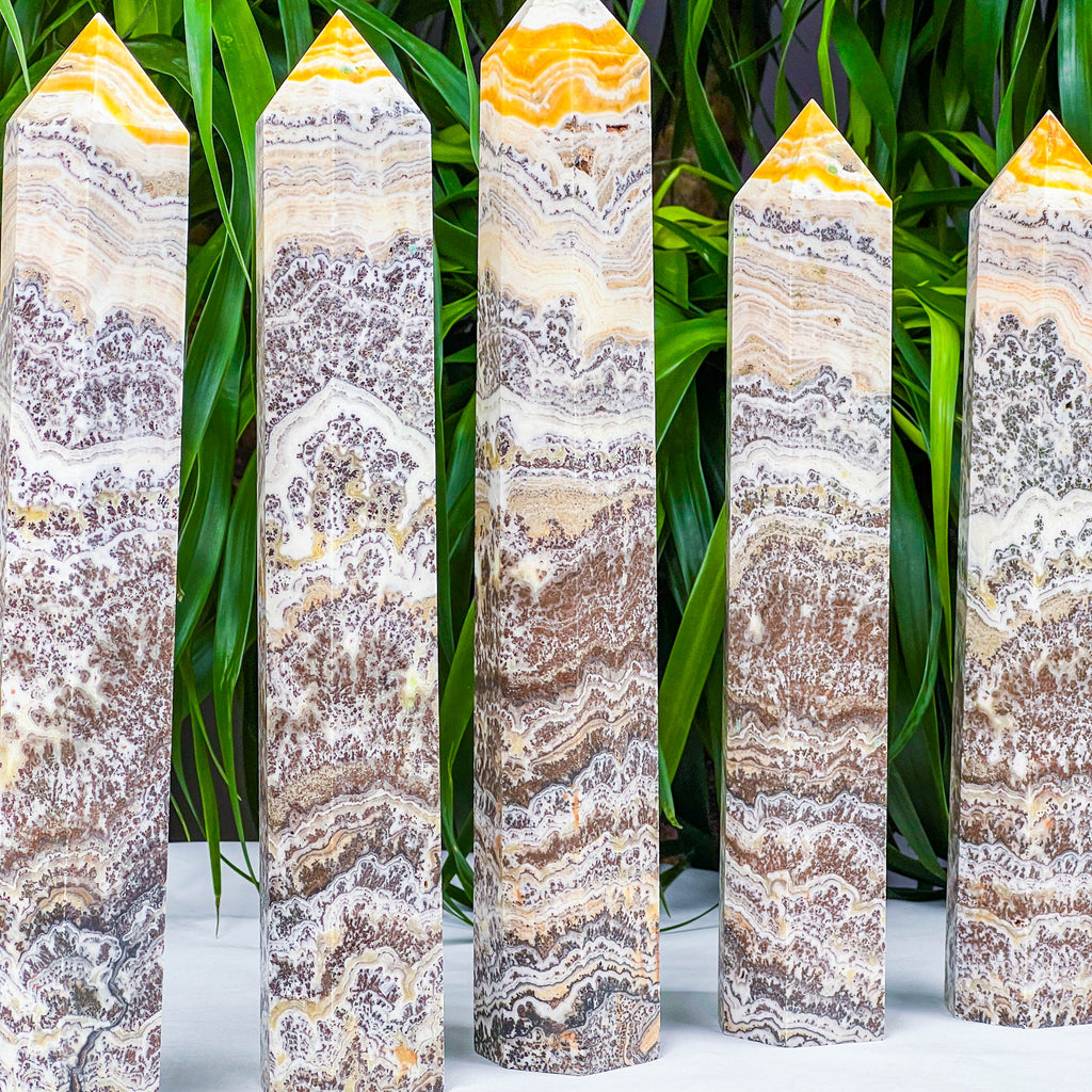 yellow calcite tower