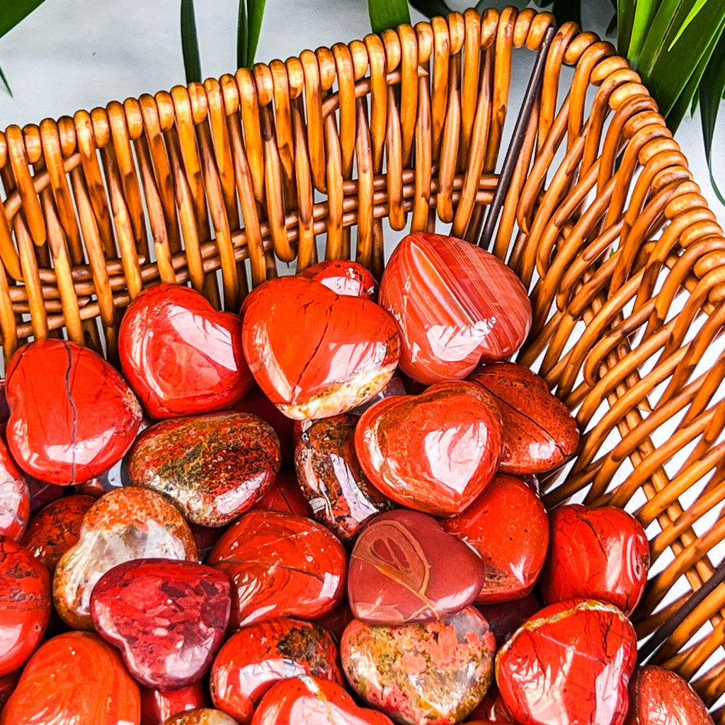 red jasper heart