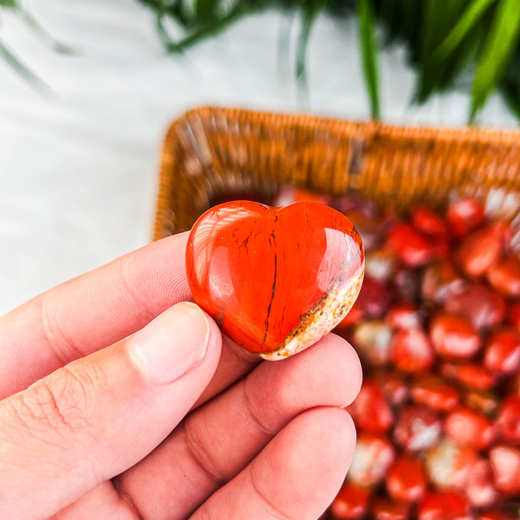 red jasper heart