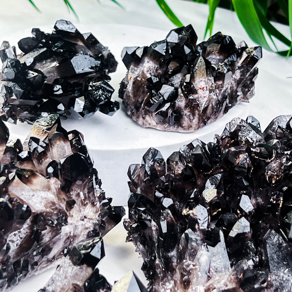 smokey quartz cluster