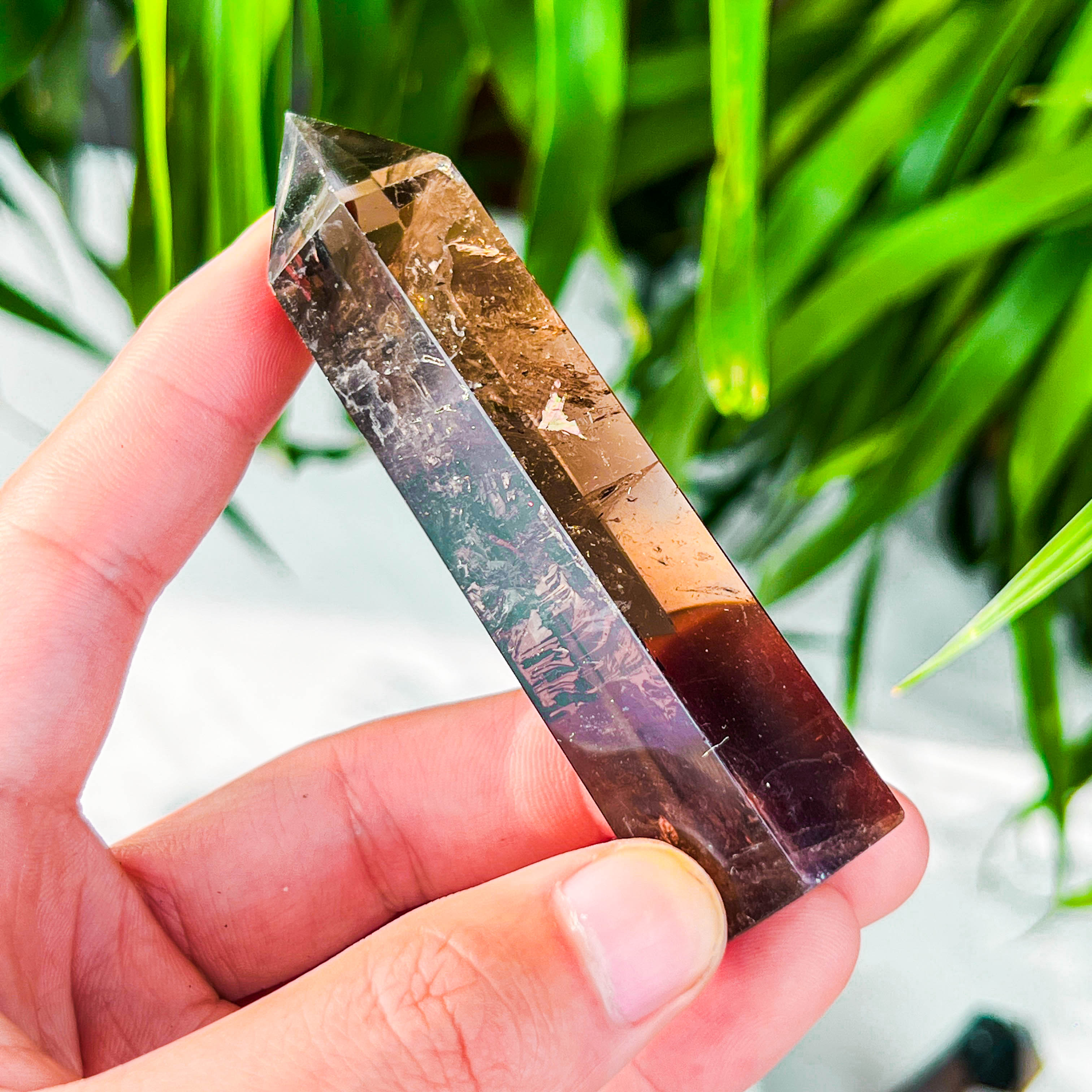 smoke quartz tower