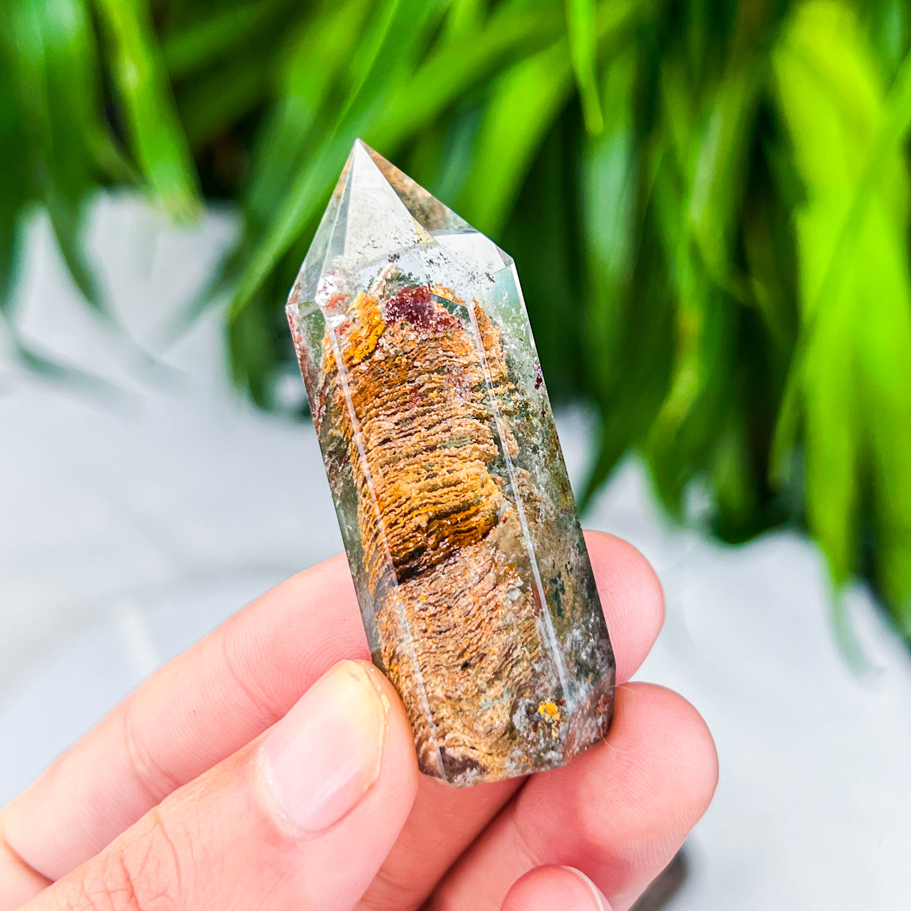 garden quartz tower
