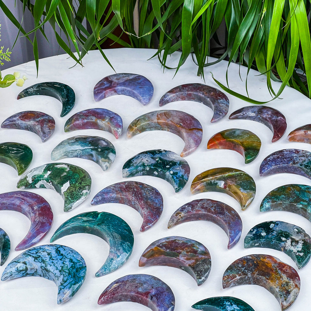 moss agate moon