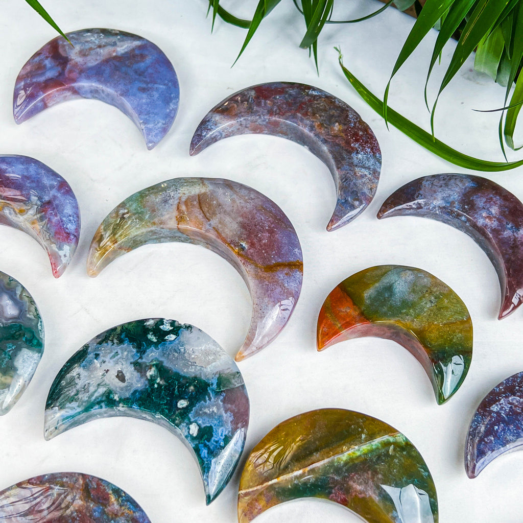 moss agate moon