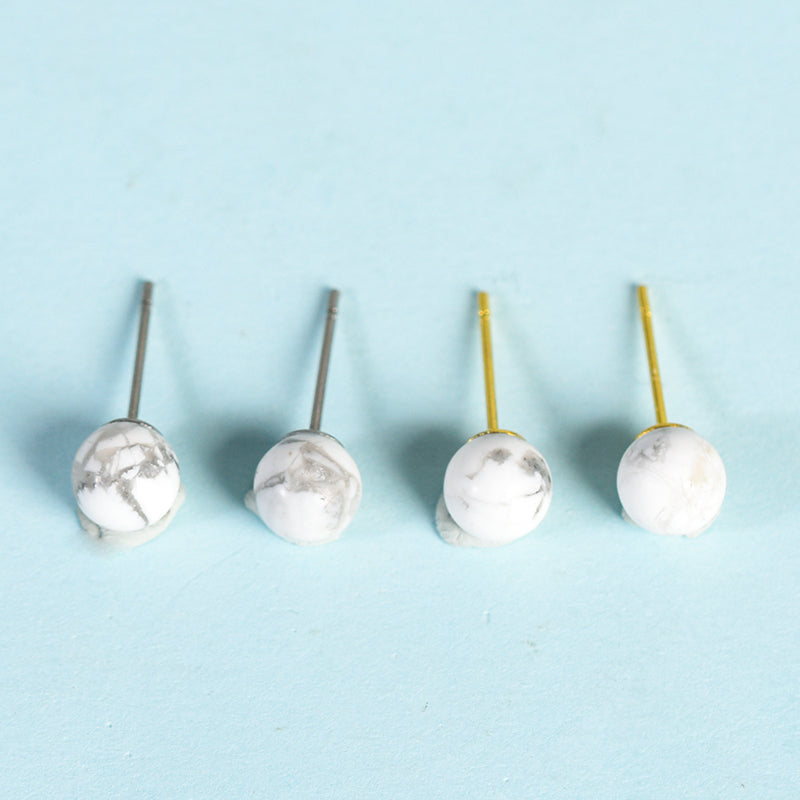 6mm Bead Earring