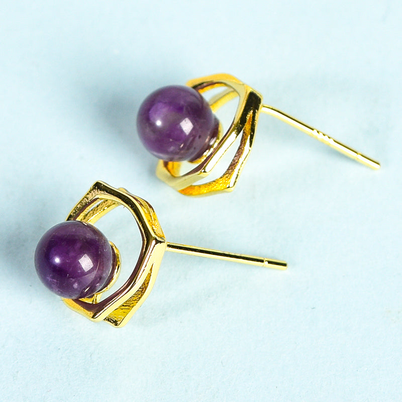 Bead Square Earring