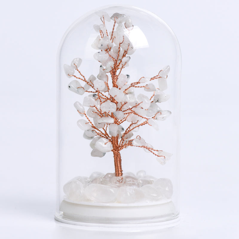 Glass Cover Lighting Crystal Tree(Medium)