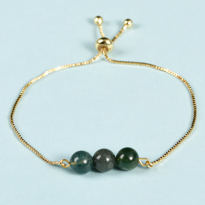 Three Beads Bracelet (Metal)