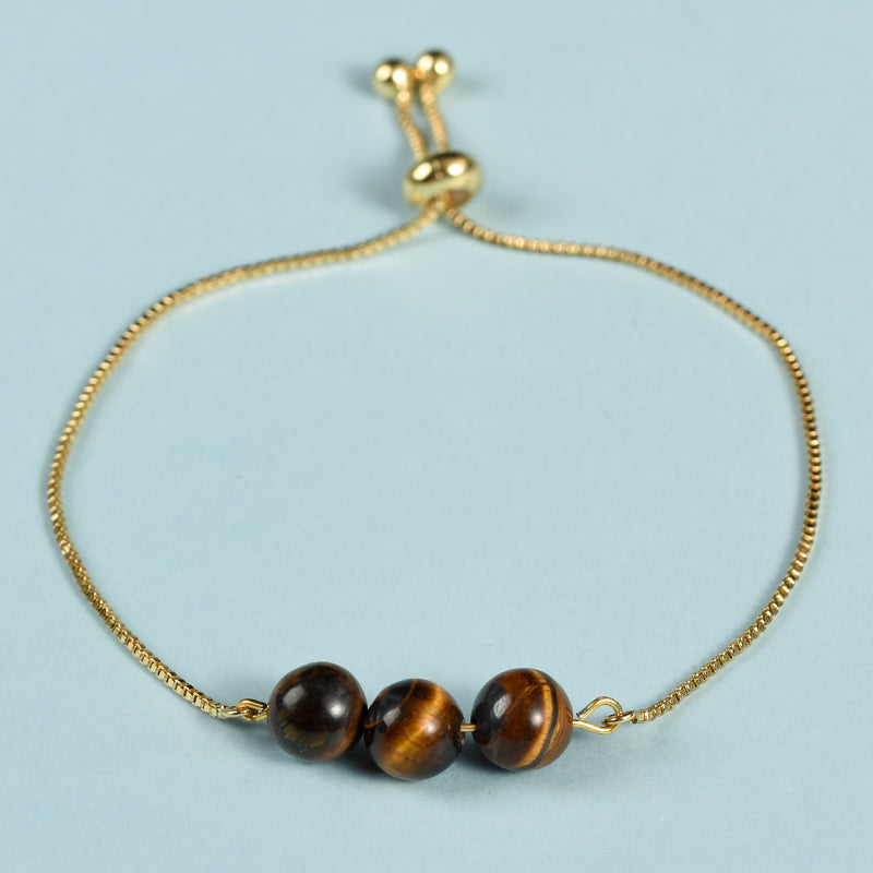 Three Beads Bracelet (Metal)