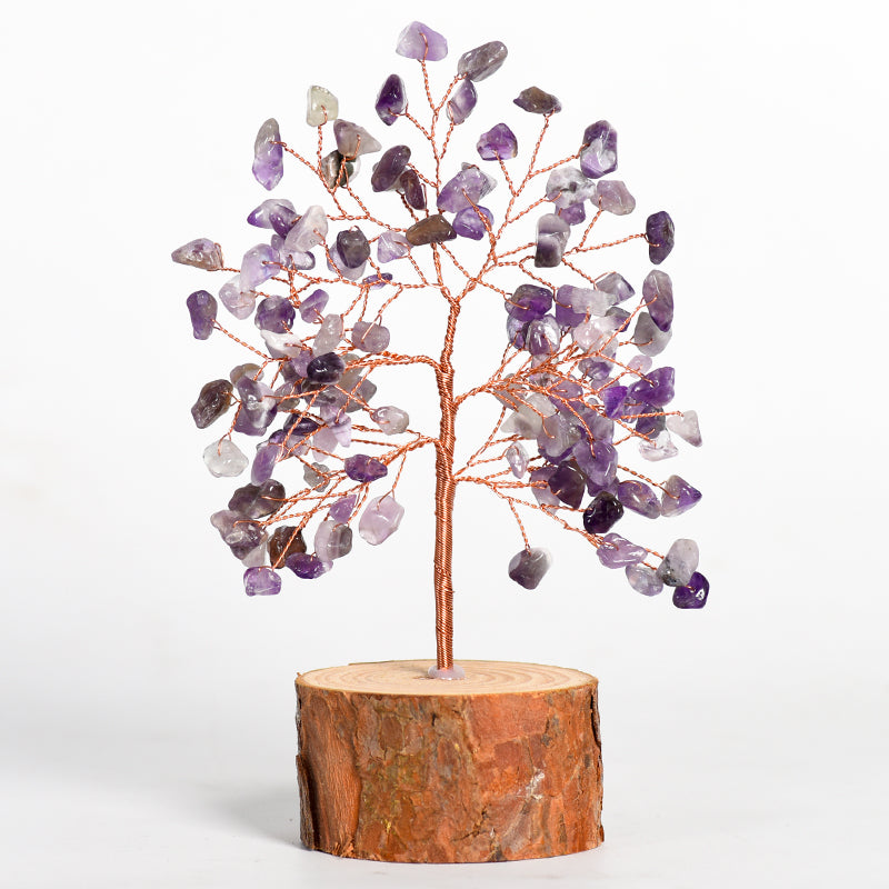 Crystal Tree Wooden Base