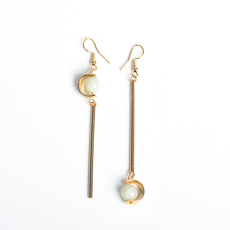 Moon Wand Earring