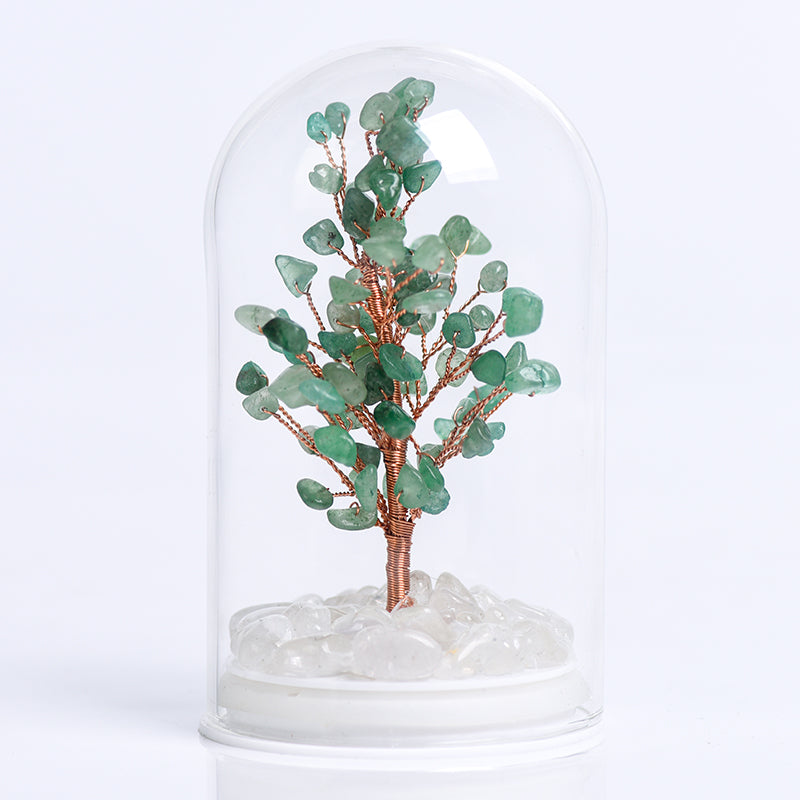 Glass Cover Lighting Crystal Tree(Medium)