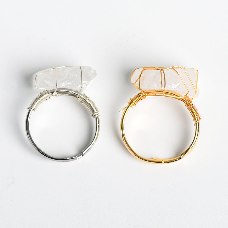 Raw Wire Wrap Ring