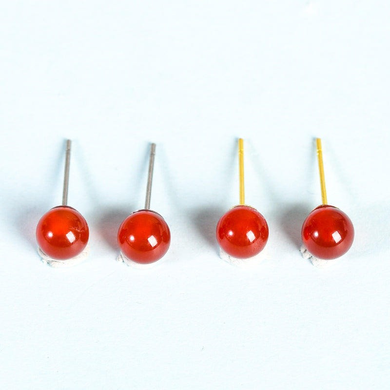 6mm Bead Earring