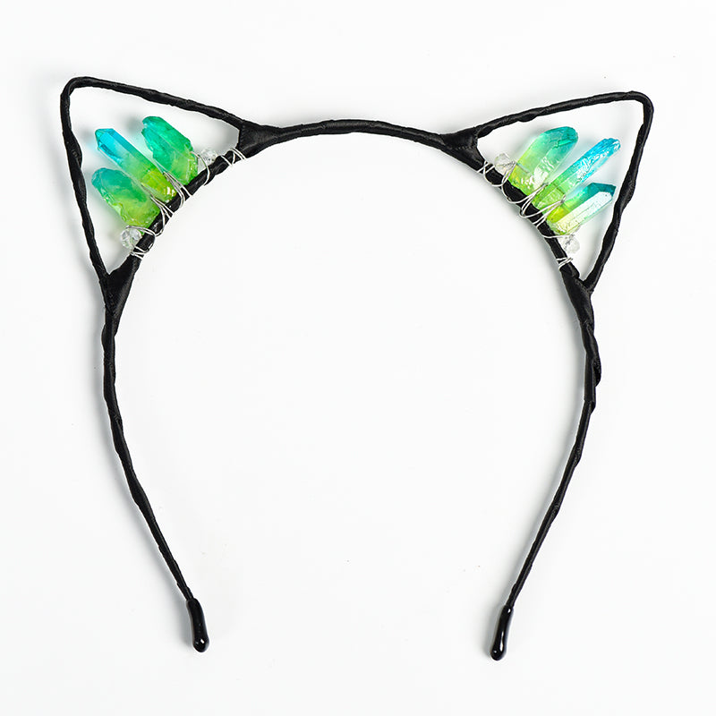 Crystal Cat Ears Headband