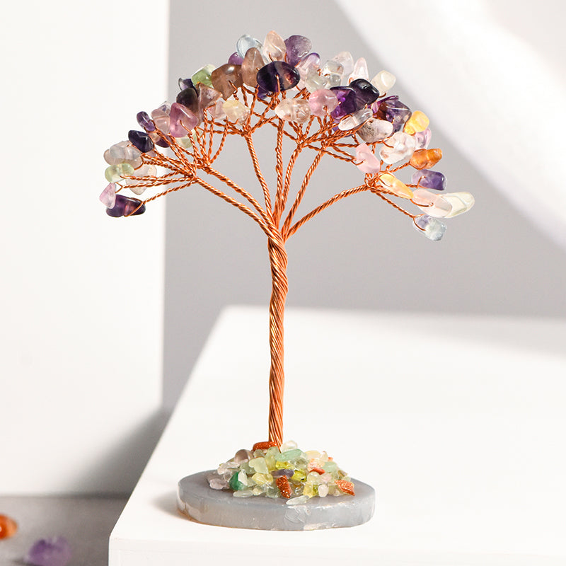 Agate Based Crystal Tree