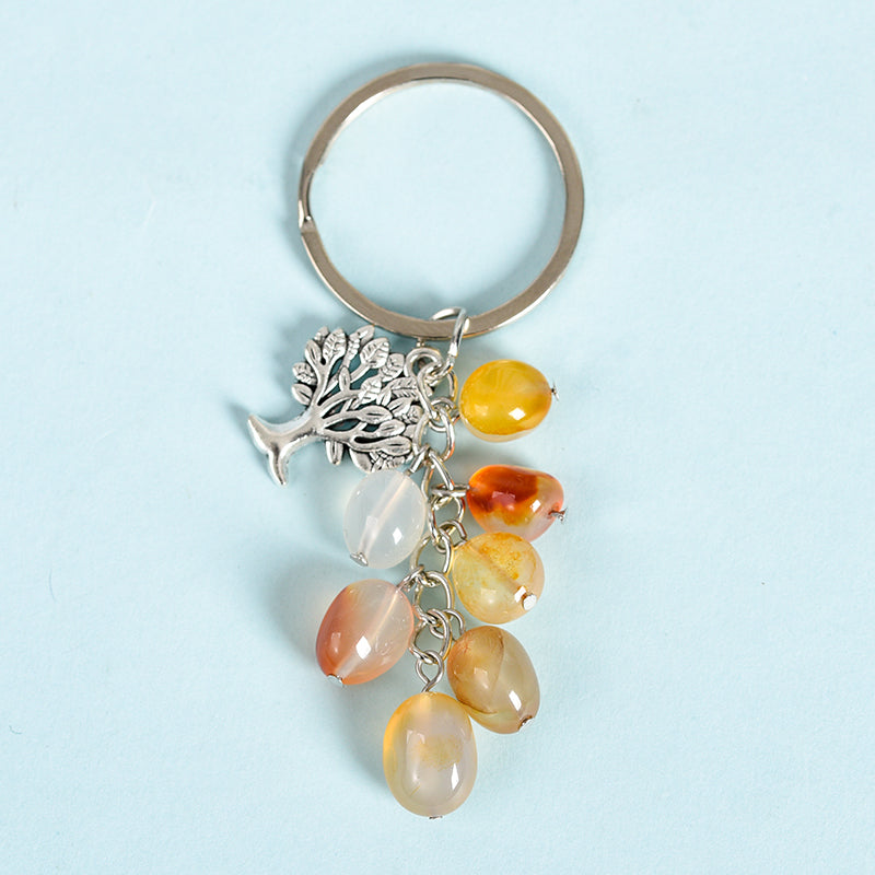 Rolling Stone Tree of Life Keychain