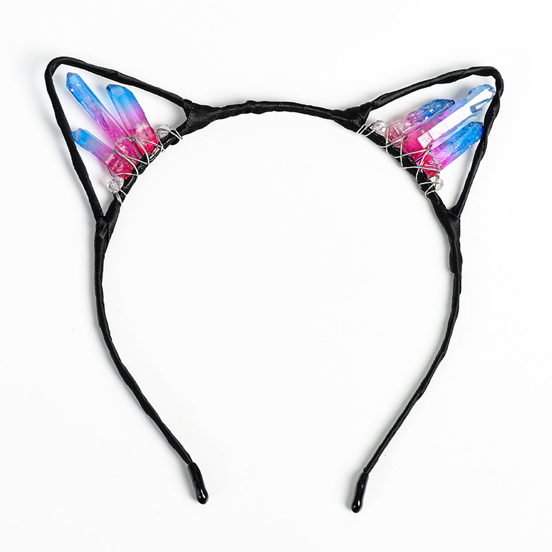 Crystal Cat Ears Headband