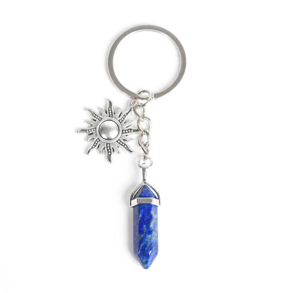 Tower Sun Key Chain