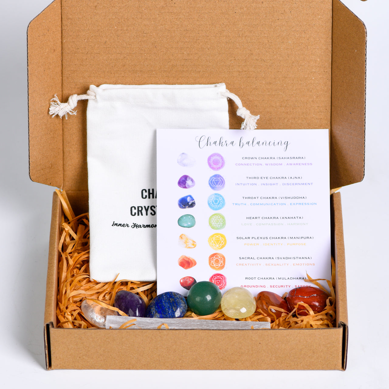 Seven Chakras Tumble Set