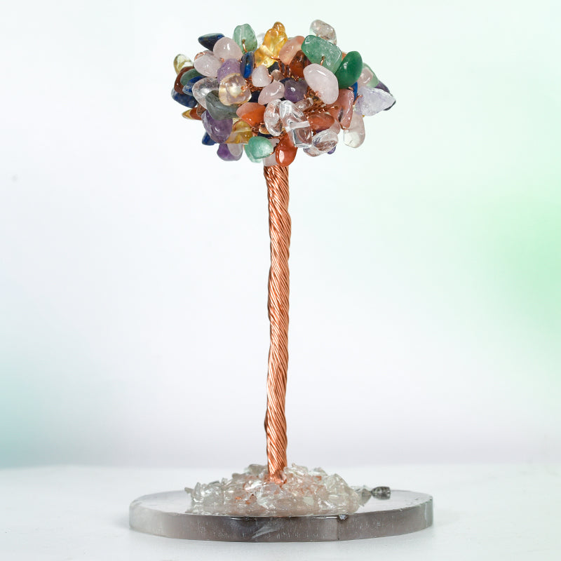 Agate Based Crystal Tree