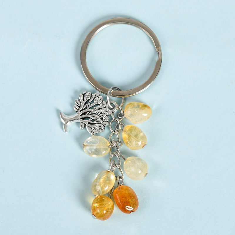 Rolling Stone Tree of Life Keychain