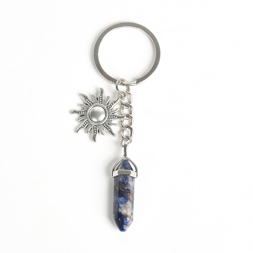 Tower Sun Key Chain