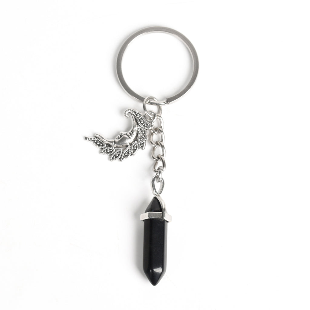 Tower Moon Keychain