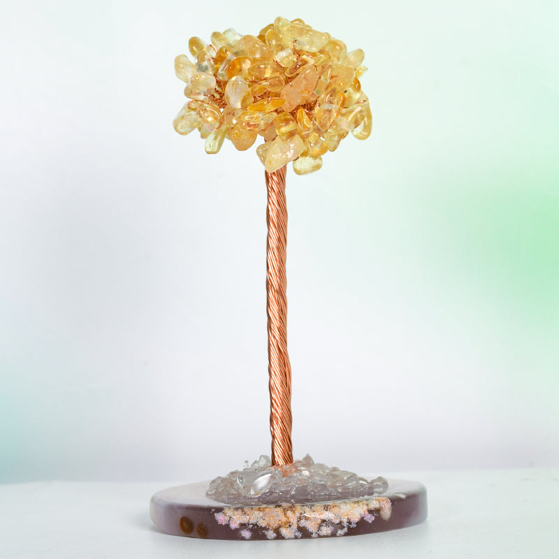 Agate Based Crystal Tree