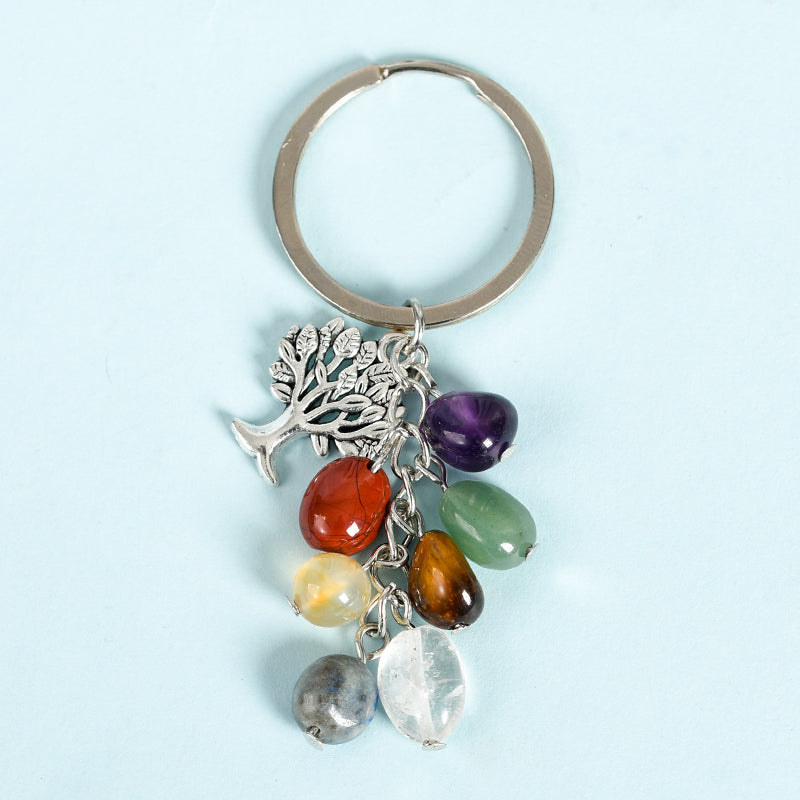 Rolling Stone Tree of Life Keychain