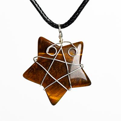 Five Star Pendant ( wire wrapping)